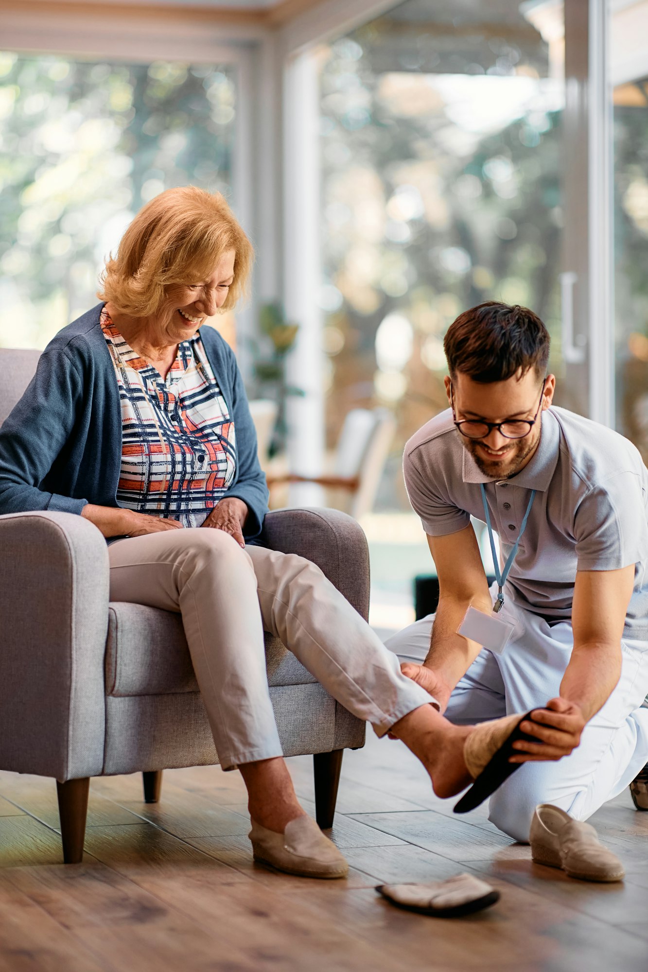 Let me help you with that slippers!